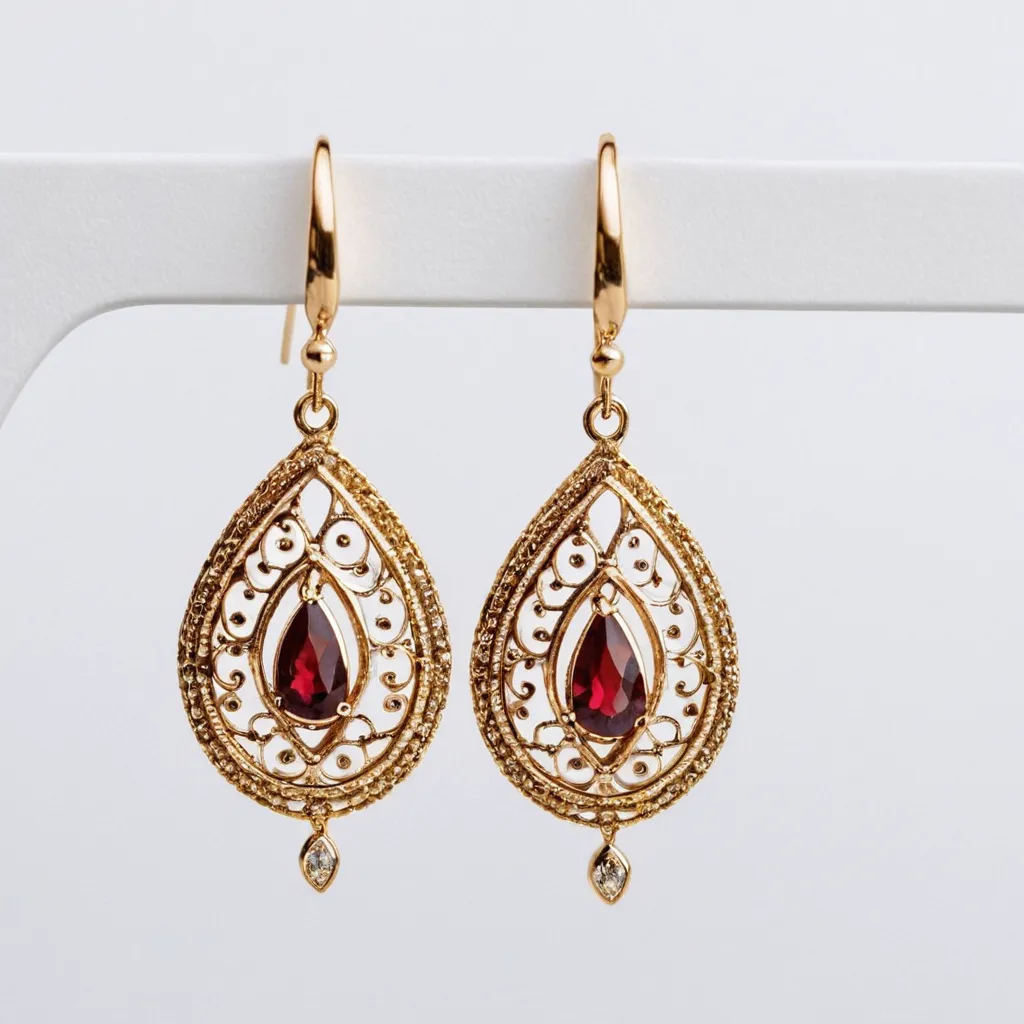 Gold Drop Earrings